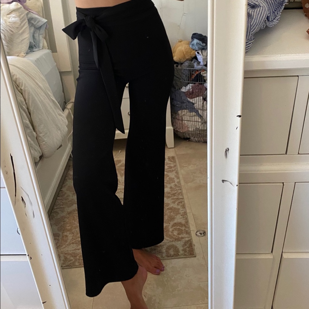 High waist stretchy work pant